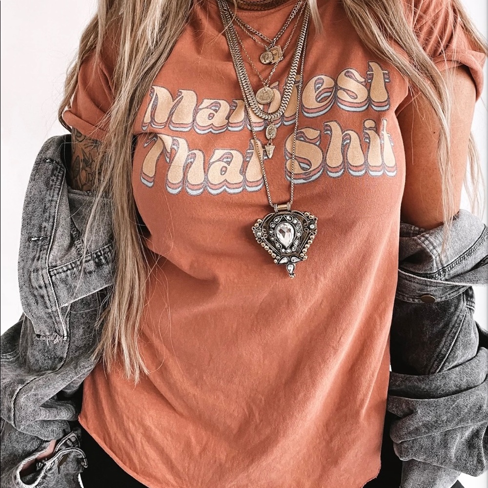 Pebby Forevee side slit tee shirt
